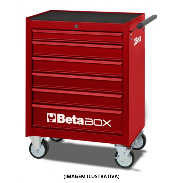 Comprar Carrinho De Ferramentas Beta C04-BOX 6 Gavetas Vermelho
